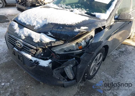 2018 Hyundai Ioniq Hybrid Sel z USA, uszkodzony, nr VIN KMHC75LC7JU067082